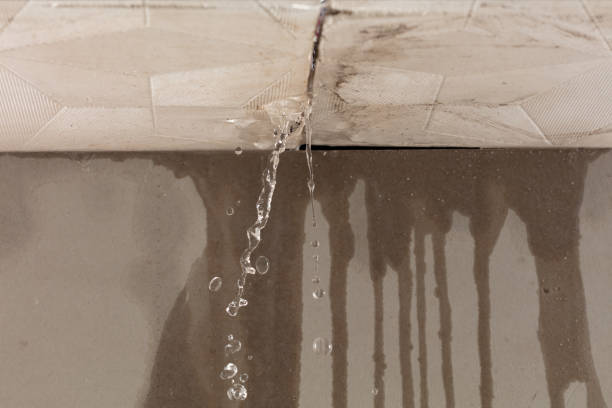 Professional Flood Damage Cleanup technician working in Wentworth, NC
